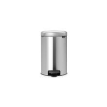 Brabantia Newicon Matt Steel Pedallı 12 lt Çöp Kutusu