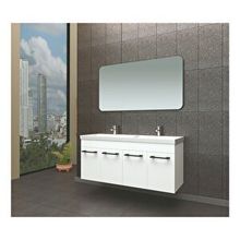 Brat Hatmi 120 cm Çift Lavabolu Banyo Dolabı