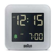 Braun BC08G Gri Klasik Seyahat Dijital Alarmlı Masa Saati