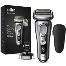 Braun Series 9 Pro 9417 Tıraş Makinesi + Şarj Standı Seyahat Çantası