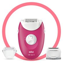 Braun Silk Epil 3 3276 Ahududu Pembe Epilatör