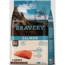 Bravery Puppy Medium Large Breed Somonlu 12 kg Yavru Köpek Maması