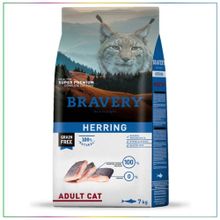Bravery Tahılsız Ringa Balıklı Yetişkin 7 kg Kedi Maması