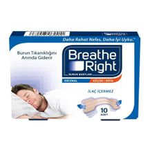 Breathe Right Orijinal Küçük Orta 10'lu Burun Bantları