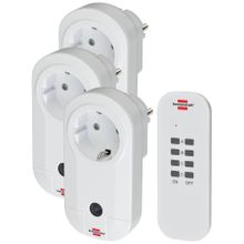 Brennenstuhl Comfort Line Uzaktan Kumandalı 3 Adet Tekli Priz