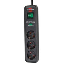 Brennenstuhl Eko Line Siyah 3'lü 13.500 mAh Akım Korumalı Uzatma Priz