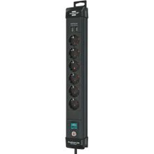 Brennenstuhl Premium Line Serisi 2 Usb 3100 mAh 6 Soketli 3 m Uzatma Priz