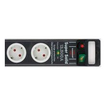 Brennenstuhl Super Solid Serisi 8 Soketli 2.5 m 13.500 mAh Siyah Akım Korumalı Priz