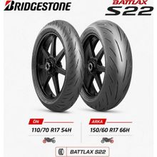 Bridgestone Battlax S22 110/70 R17 54H - 150/60 R17 66H Ön Arka Motosiklet Lastik Takımı