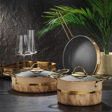 Brioni Selection 22 cm Granit Derin Krem Tencere