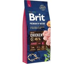 Brit 15 kg Premium By Nature Tahılsız Tavuklu Büyük Irk Yavru Köpek Maması