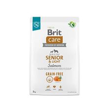Brit Care 3 kg Senior Light Kilo Kontrolü ve Deri Tüy Hassasiyeti Olan Yaşlı Köpekler İçin Tahılsız Somon Balıklı Kuru Mama