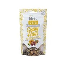 Brit Care 50 gr Shiny Hair Parlak ve Sağlıklı Tüyler için Tahılsız Kedi Ödül Maması