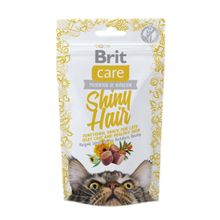Brit Care 50 gr Snack Shiny Hair Parlak ve Sağlıklı Tüyler Için Kedi Ödül Maması