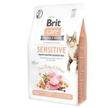 Brit Care 7 KG Hipoalerjenik Sensitive Hindi ve Somonlu Tahılsız Hassas Kedi Maması