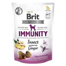 Brit Care Functional Snack Immunity 150 gr Böcek Proteini ve Zencefilli Yetişkin Köpek Ödülü