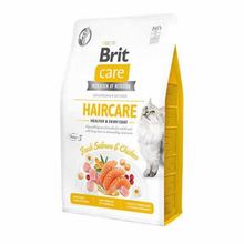 Brit Care Haircare Hypoallergenic Healthy Shiny Coat Tavuklu ve Somonlu Tahılsız 7 kg Yetişkin Kedi Mama