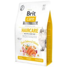 Brit Care Haircare Somon Tavuk Deri ve Tüy Sağlığı Tahılsız 7 kg Kedi Maması