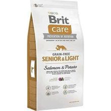 Brit Care Light Tahilsiz Somonlu Patatesli 12 kg Yaşlı Köpek Maması