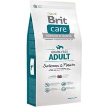 Brit Care Skin Coat Adult 3 kg Tahılsız Somonlu Orta Irk Yetişkin Köpek Maması