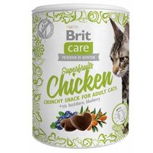 Brit Care Superfruits Tavuklu ve Yaban Mersinli Kıtır 100 GR Kedi Ödül Maması