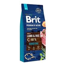 Brit Premium By Nature Kuzulu ve Pirinçli Hassas Yetişkin 8 kg Köpek Kuru Maması