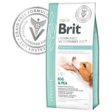 Brit Veterinary Diets Struvite 12 kg Tahılsız Yumurta Bezelye Köpek Maması+Temizlik Mendili