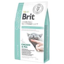 Brit Veterinary Diets Struvite Tahılsız Tavuk Bezelye 2 kg Kedi Maması + Temizlik Mendili