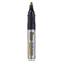 Brons 4 mm Yuvarlak Uç Kahverengi Akrilik Marker