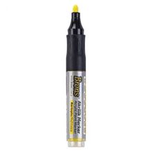 Brons 4 mm Yuvarlak Uç Sarı Akrilik Marker