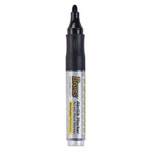 Brons 4 mm Yuvarlak Uç Siyah Akrilik Marker