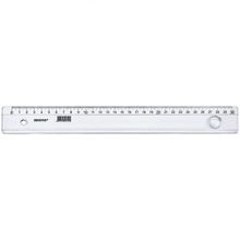 Brons BR-225 30 cm Mercekli Şeffaf Plastik Cetvel