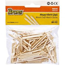 Brons BR-912 Natural Ahşap Kibrit Çöpü