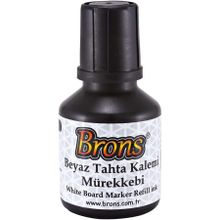 Brons Siyah 30 cc Beyaz Tahta Kalemi Mürekkebi
