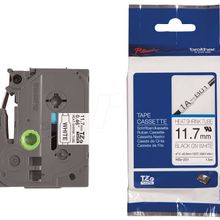 Brother P-Touch HSE231 Beyaz-Siyah 12 mm Polyester Etiket