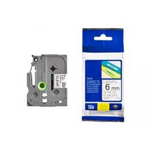 Brother P-TOUCH TZE-111 Şeffaf Üzerine Siyah Laminasyonlu Muadil Etiket