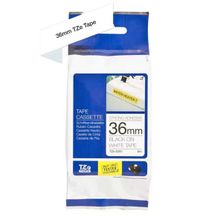 Brother P-Touch TZE-S261 Beyaz Üzerine Siyah Güçlü Yapışkanlı 36 mm 8 mt Muadil Etiket