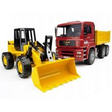 Bruder 02752 MAN Damperli Kamyon ve FR130 Kepçe