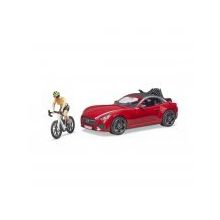 Bruder BR03485 Roadster Araba&Bisiklet Ve Sürücüsü