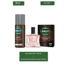 Brut Musk Edt 100 ml Erkek Parfum Seti
