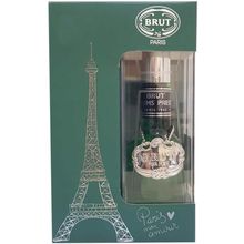 Brut Plexi Madalyonlu EDT 100 ml + 200 ml Deodorant Erkek Parfüm Seti