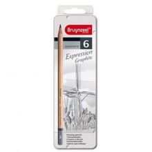 Bruynzeel 6'lı Set Expression Graphite Dereceli Kalem