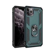 BSSM iPhone 11 Pro Max Sofya Yüzüklü Silikon Kapak Yeşil Kılıf