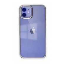 BSSM iPhone 12 Element Silikon Gümüş Kılıf