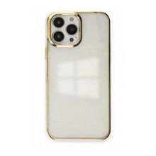 BSSM iPhone 13 Pro Element Silikon Gold Kılıf