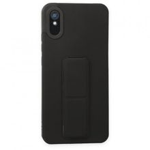 BSSM Mega Standlı Silikon - Siyah Xiaomi Redmi 9A Kılıf