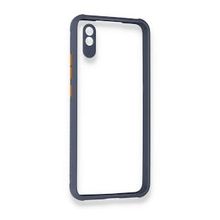 BSSM Miami Şeffaf Silikon - Gri Xiaomi Redmi 9A Kılıf