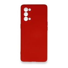 BSSM Nano İçi Kadife Silikon - Kırmızı Oppo Reno 5 Pro Kılıf
