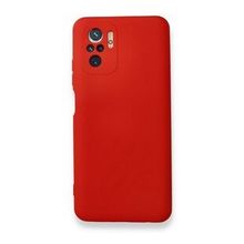 BSSM Nano içi Kadife Silikon - Kırmızı Xiaomi Redmi Note 10 Kılıf