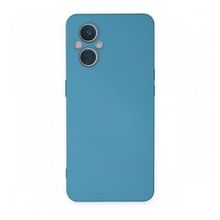 BSSM Nano İçi Kadife Silikon - Mavi Oppo Reno 7 Lite Kılıf